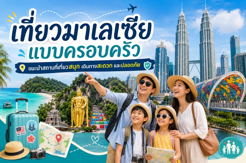 เที่ยวมาเลเซียแบบครอบครัว แนะนำสถานที่เที่ยวสนุก เดินทางสะดวก และปลอดภัย